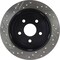 Centric Parts Sport Drilled/Slotted Brake Rotor, 127.67067L 127.67067L - alternate 4